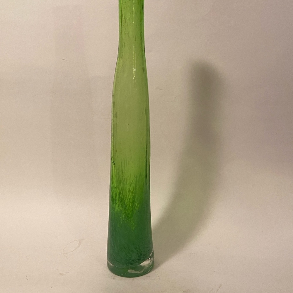 Green Slim 13” Handmade Bottle Vase for Kohl’s
